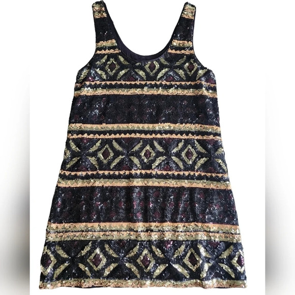 Free People Sequin Mini Dress - Picture 2 of 8